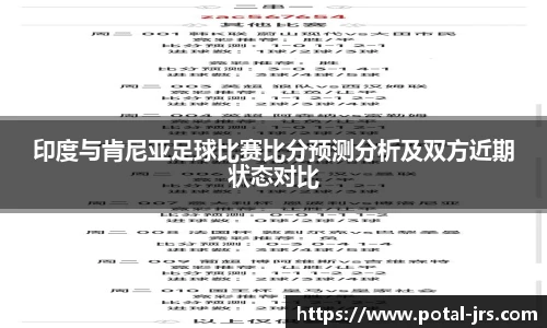 印度与肯尼亚足球比赛比分预测分析及双方近期状态对比